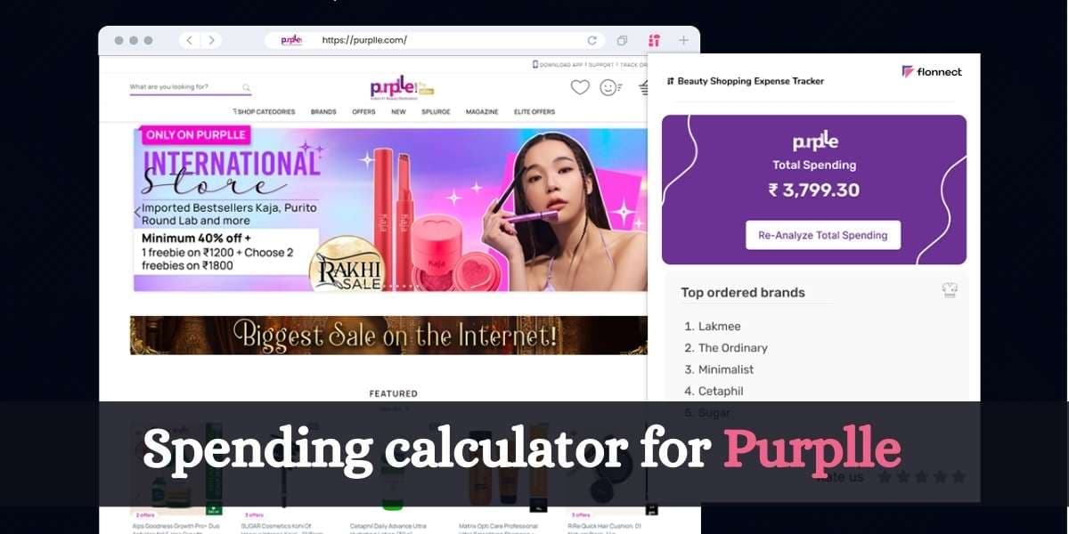 Spending Calculator for Purplle 1