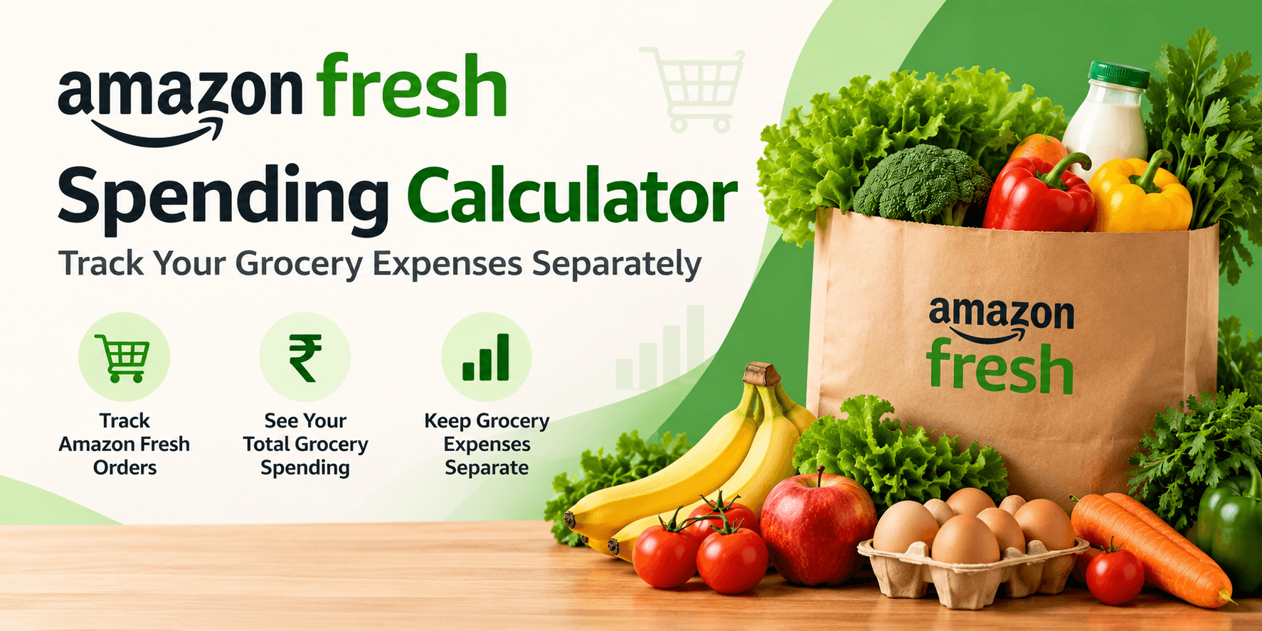 Amazon Fresh Spending Calculator Banner