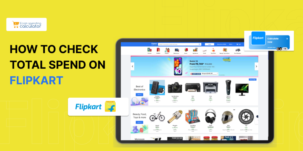 Check Total Spend on Flipkart